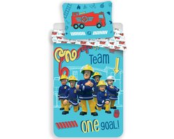 Dekbedovertrek Team - Eenpersoons - 140 x 200 cm - Katoen