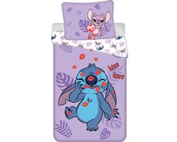 Dekbedovertrek Kisses - 140 x 200 cm + 70 x 90 cm - Katoen