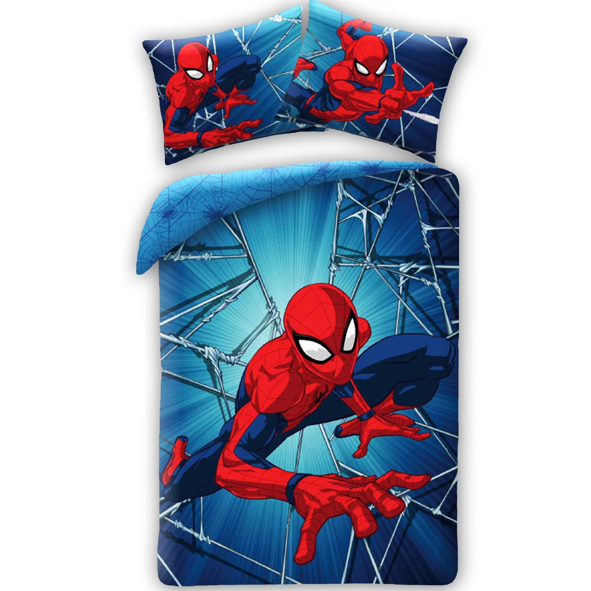 Dekbedovertrek Web - 140 x 200 cm + 50 x 70 cm - Katoen