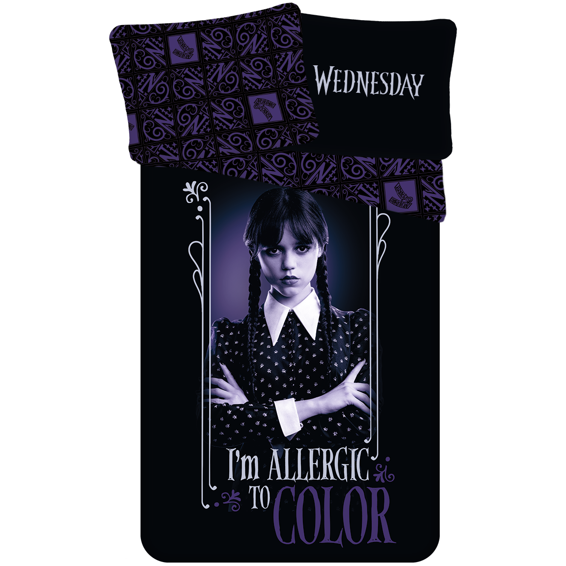 Dekbedovertrek Allergic to Color - Eenpersoons - 140 x 200 cm - Katoen