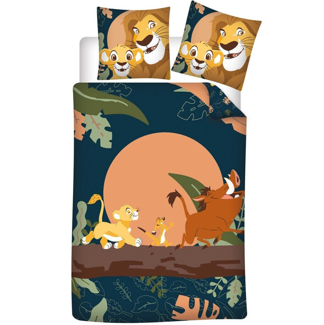 Dekbedovertrek, Jungle - 140 x 200 cm - Polykatoen