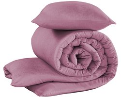Dekbedovertrek TARBOT 140x220+60x70 Lilac 100% katoen, flanel