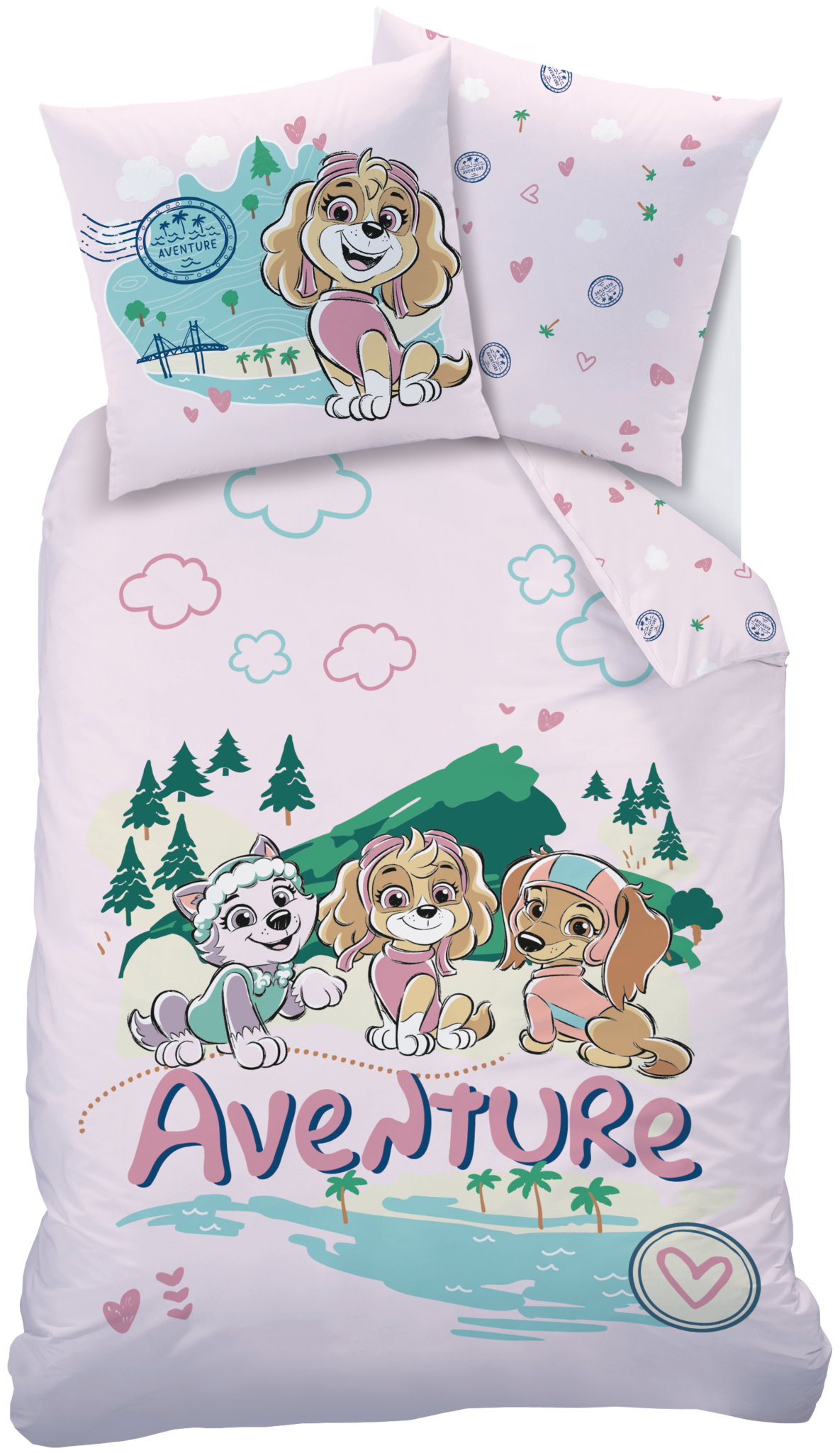 Dekbedovertrek Voyage - 140 x 200 + 63 x 63 cm - Katoen