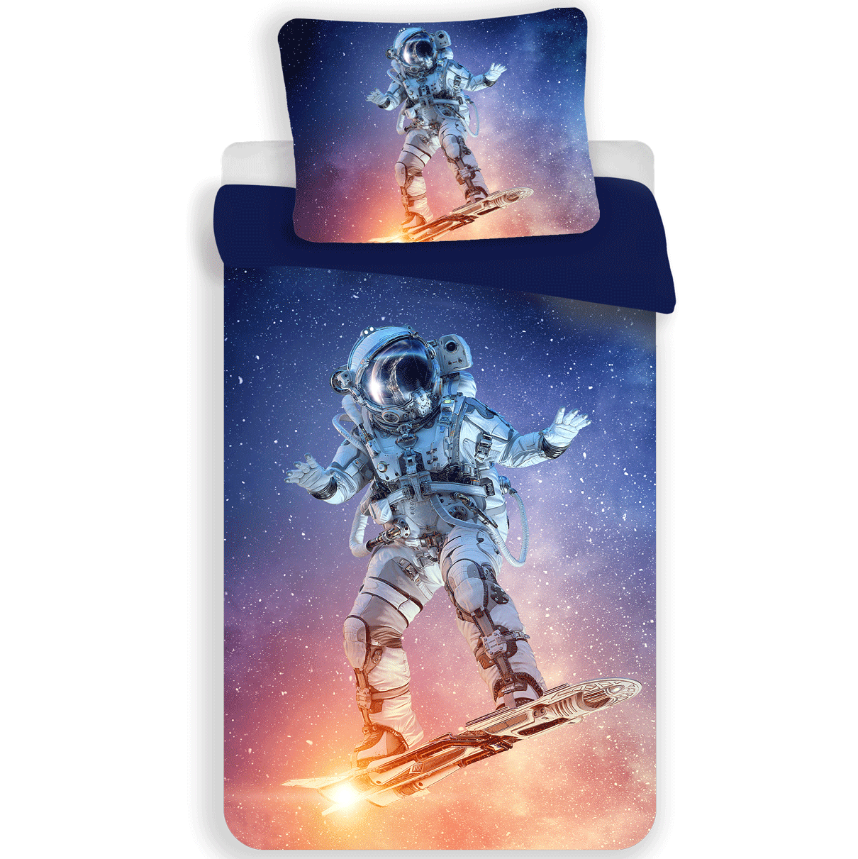 Dekbedovertrek Spaceboard Champion - Eenpersoons - 140 x 200 cm - Polyester