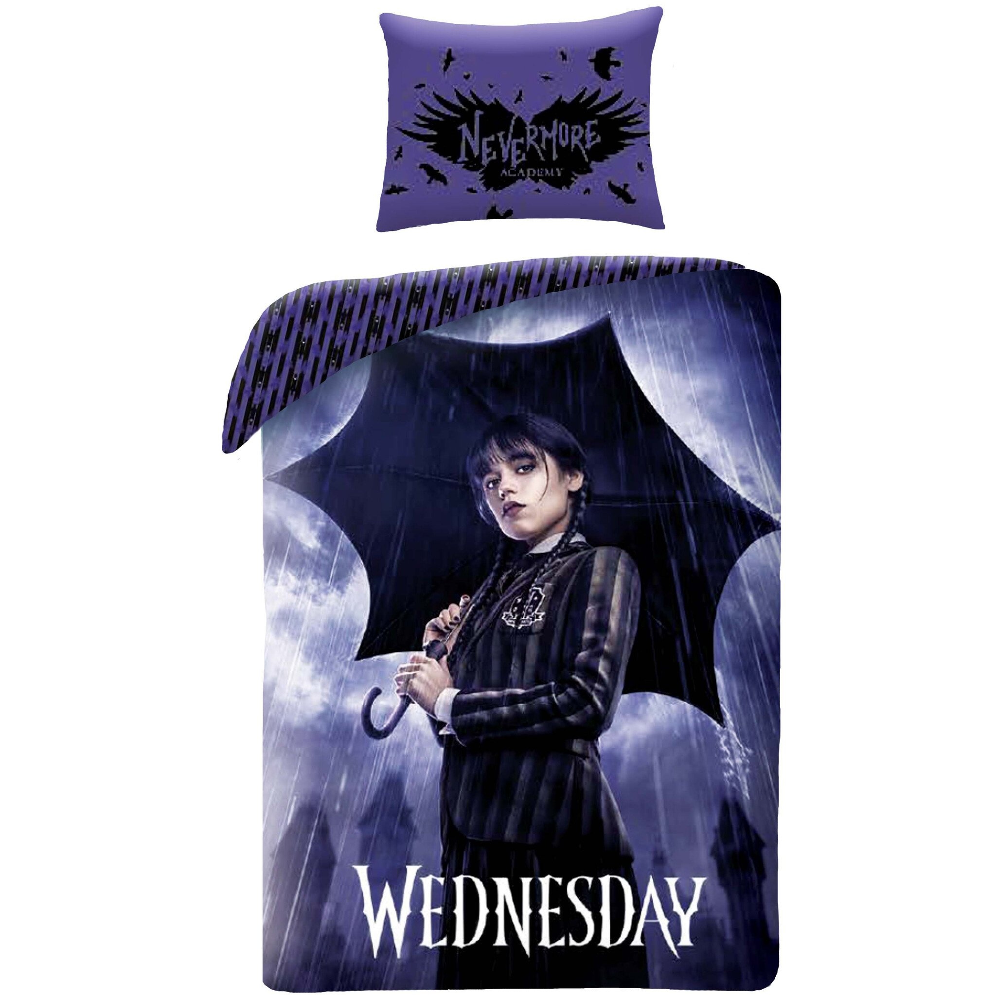 Dekbedovertrek, Dark Forces - 140 x 200 cm / 70 x 90 cm - Katoen