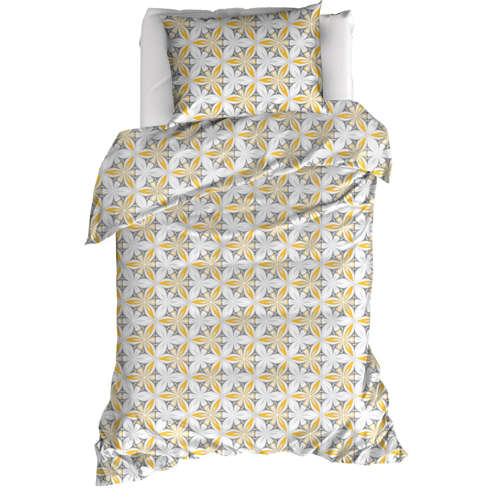 Dekbedovertrek Odil Delta - Eenpersoons - 140 x 220 cm - Katoen