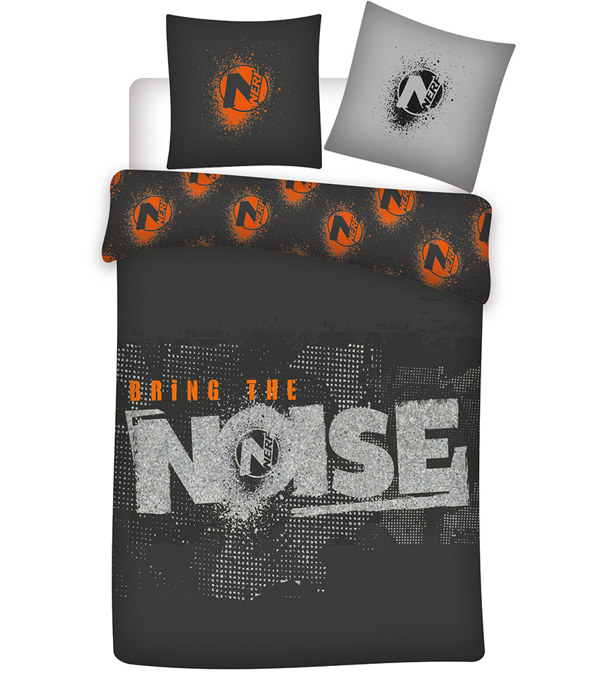 Dekbedovertrek Bring the Noise - Eenpersoons - 140 x 200 cm - Bio Katoen