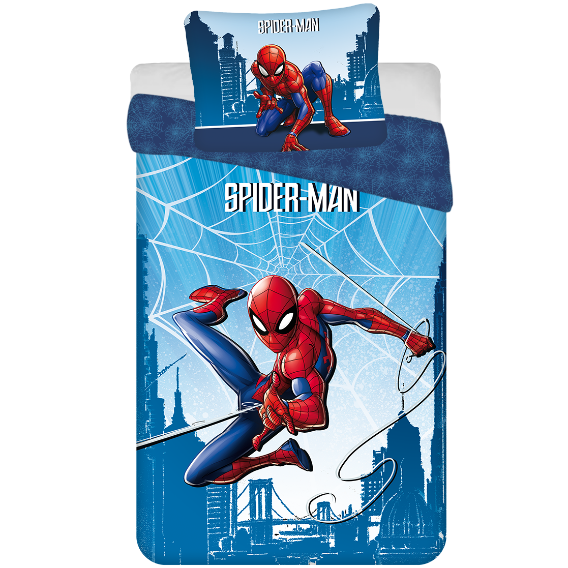 Dekbedovertrek, Web - Eenpersoons - 140 x 200 cm - Katoen