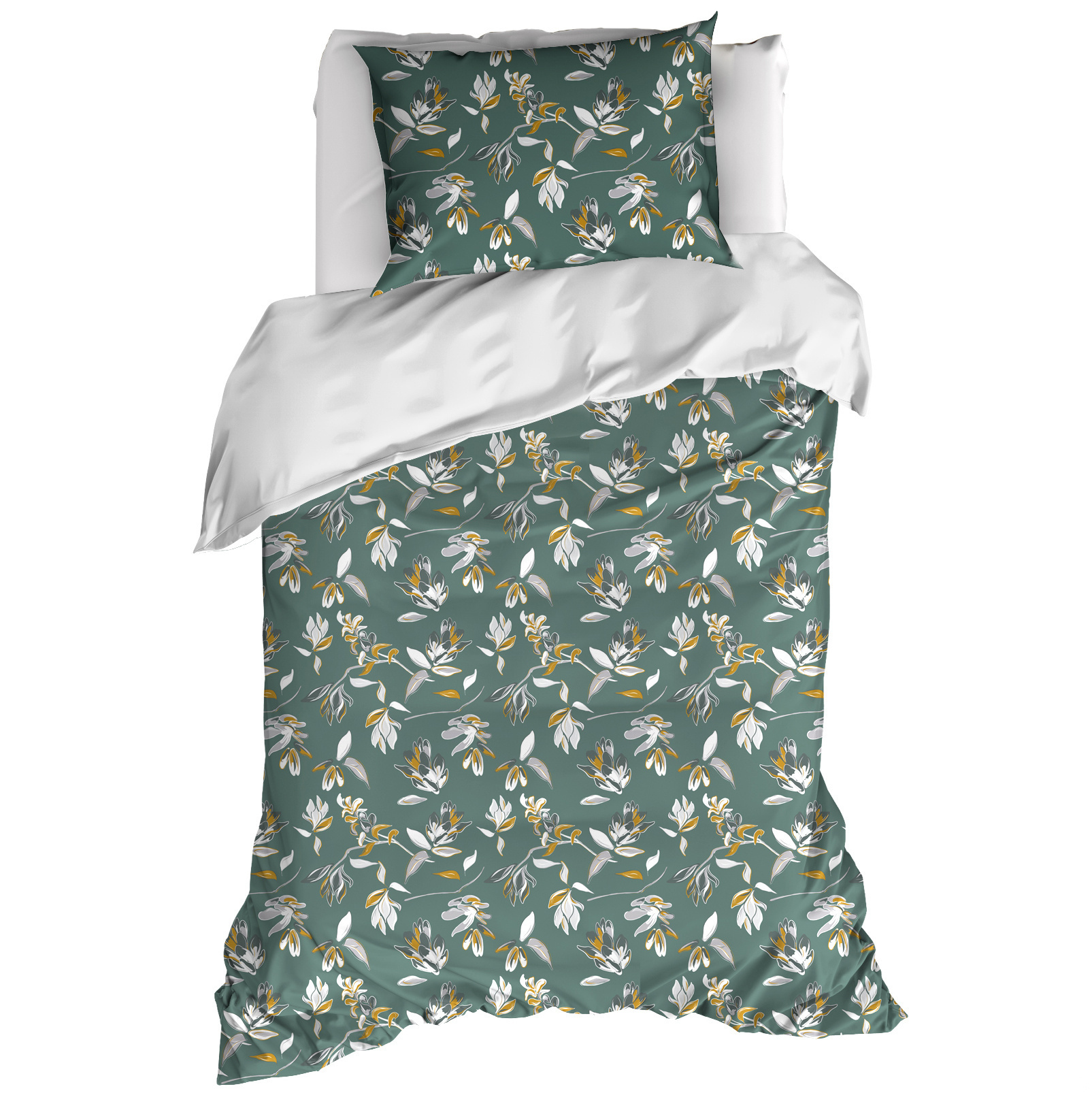 Dekbedovertrek Acacia, Nimbus Cloud - 140 x 200/220 - Katoen Percal