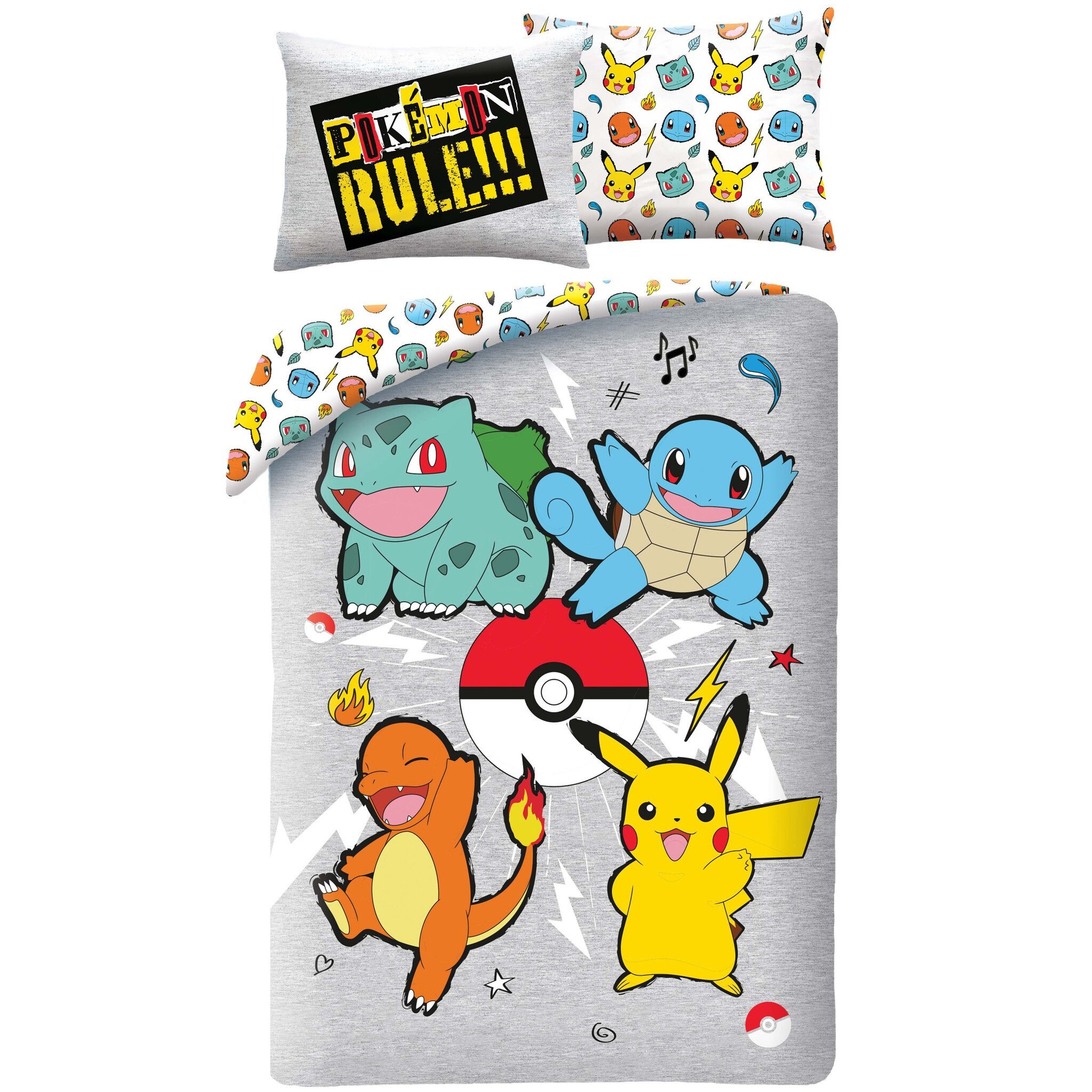 Dekbedovertrek Juniors Rule - Eenpersoons - 140 x 200 cm - Polyester