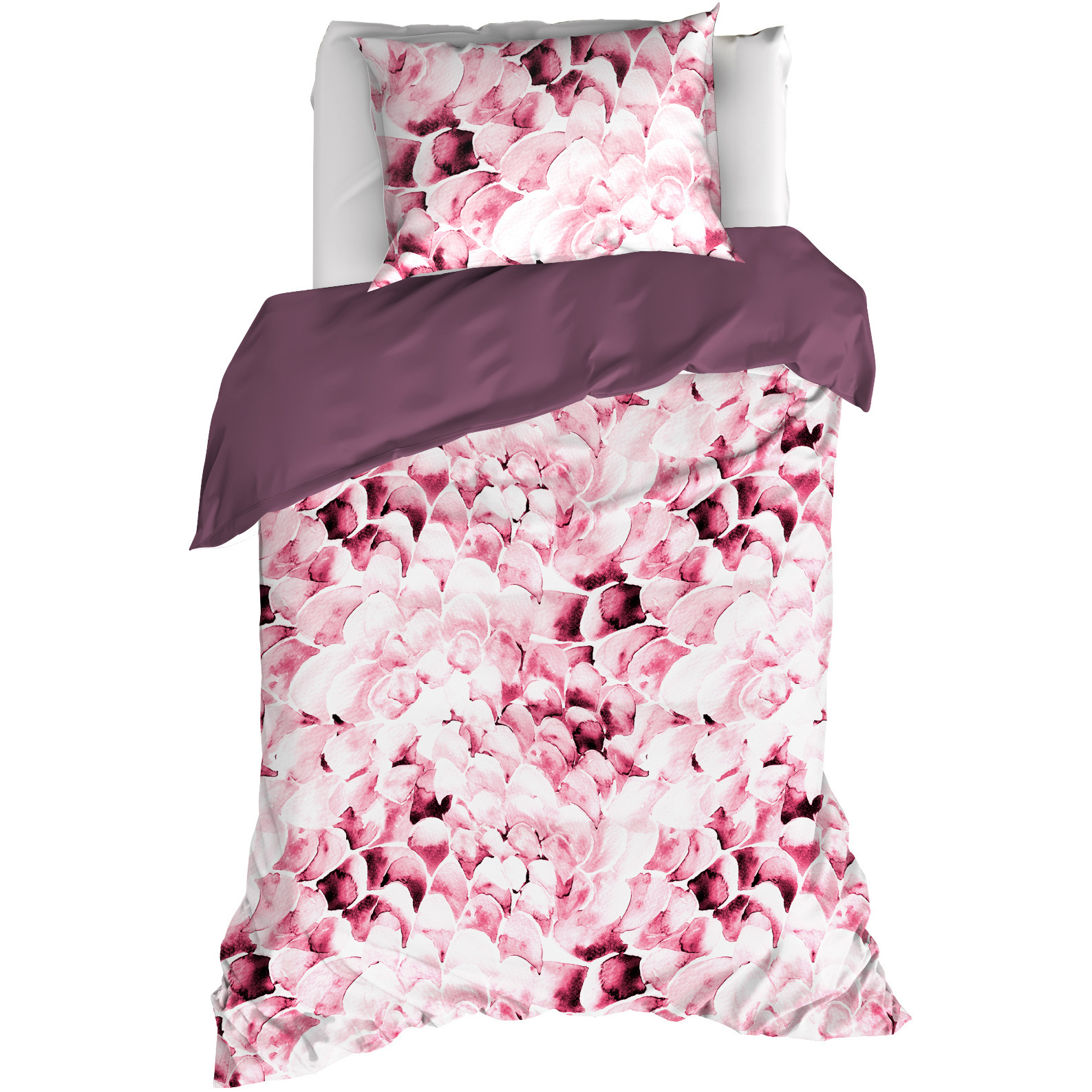 Dekbedovertrek Coral, Corsage - 140 x 200/220 - Katoen Percal