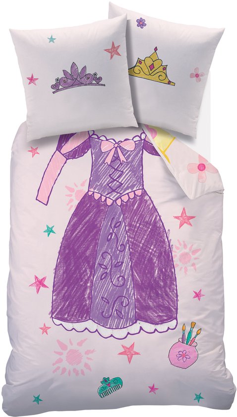 Dekbedovertrek Jurk - 140 x 200 + 63 x 63 cm - Katoen