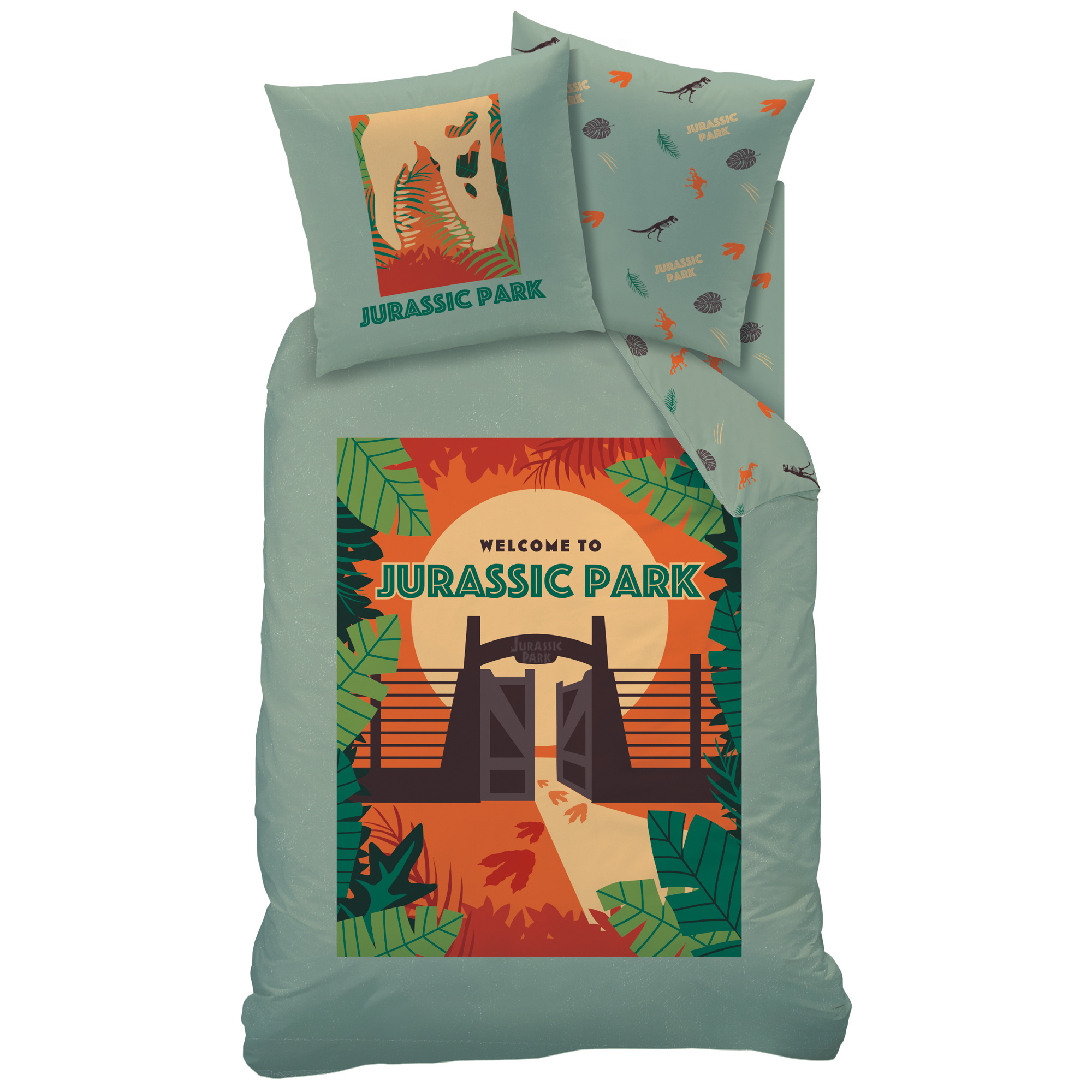 Dekbedovertrek Welcome - Eenpersoons - 140 x 200 cm - Katoen