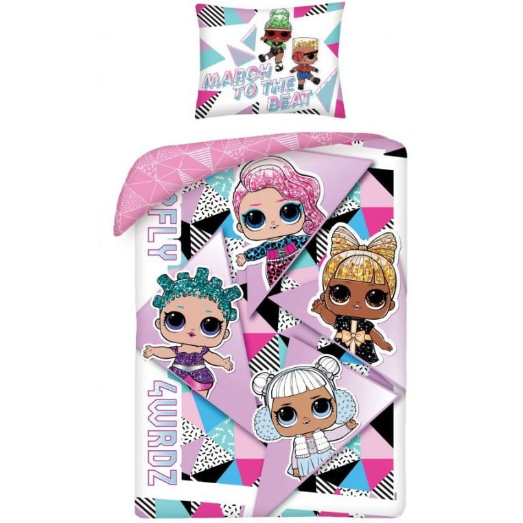 Dekbedovertrek March to the Beat - Eenpersoons - 140 x 200 cm - Katoen