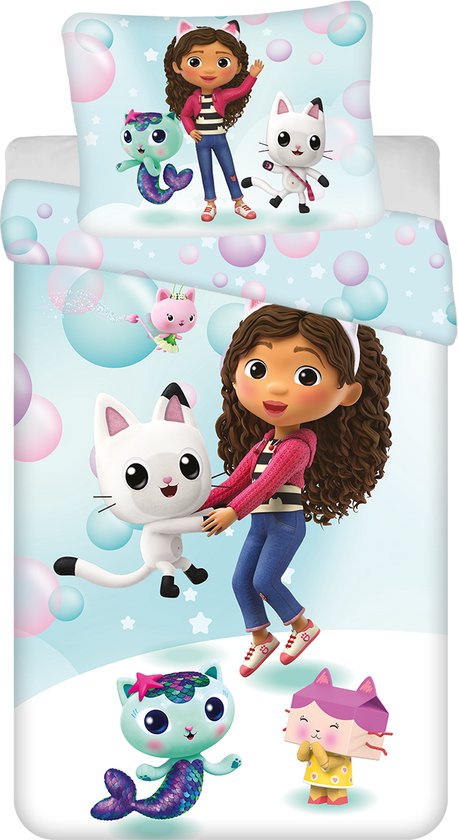 dekbedovertrek Bubbles - 140 x 200 cm / 70 x 90 cm - Polyester