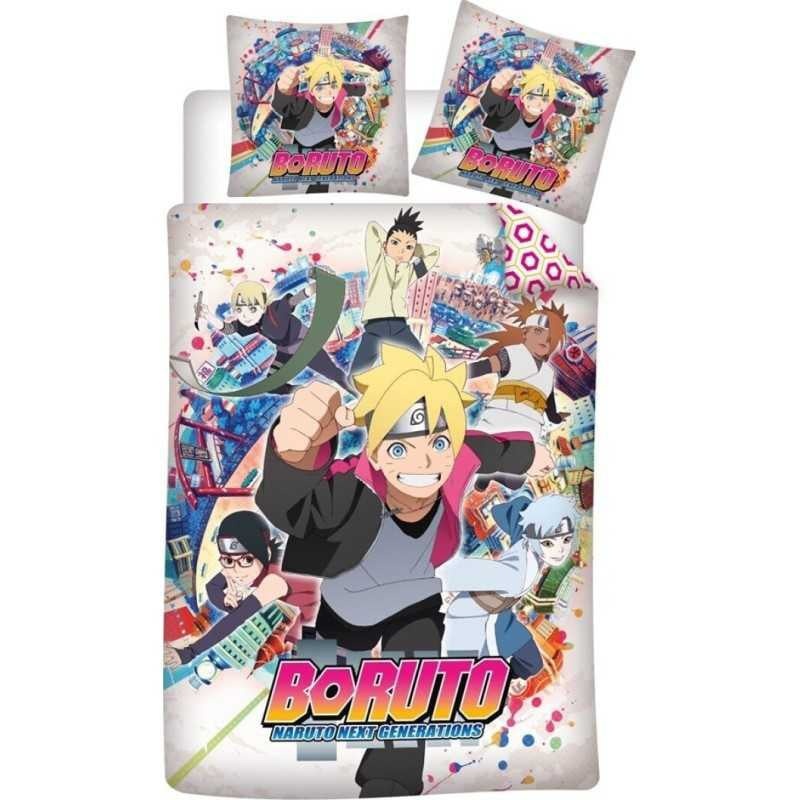 Dekbedovertrek Boruto - Eenpersoons - 140 x 200 cm - Polyester