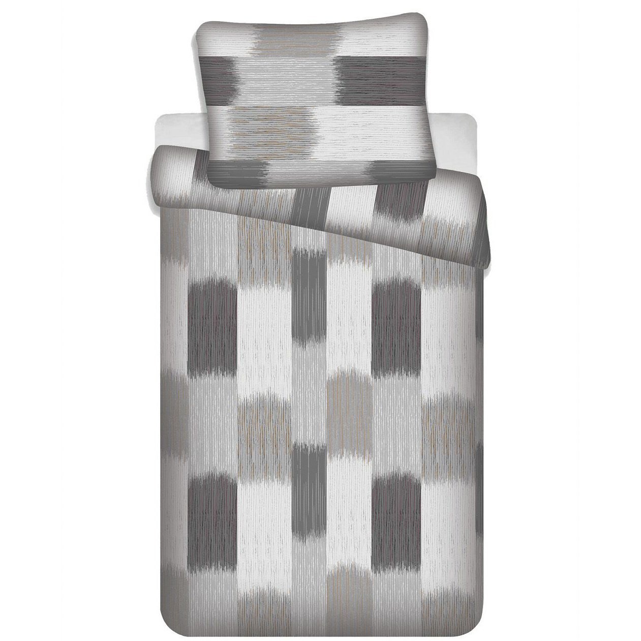 Dekbedovertrek Brush Strokes - 140 x 200 cm / 70 x 90 cm - Katoen
