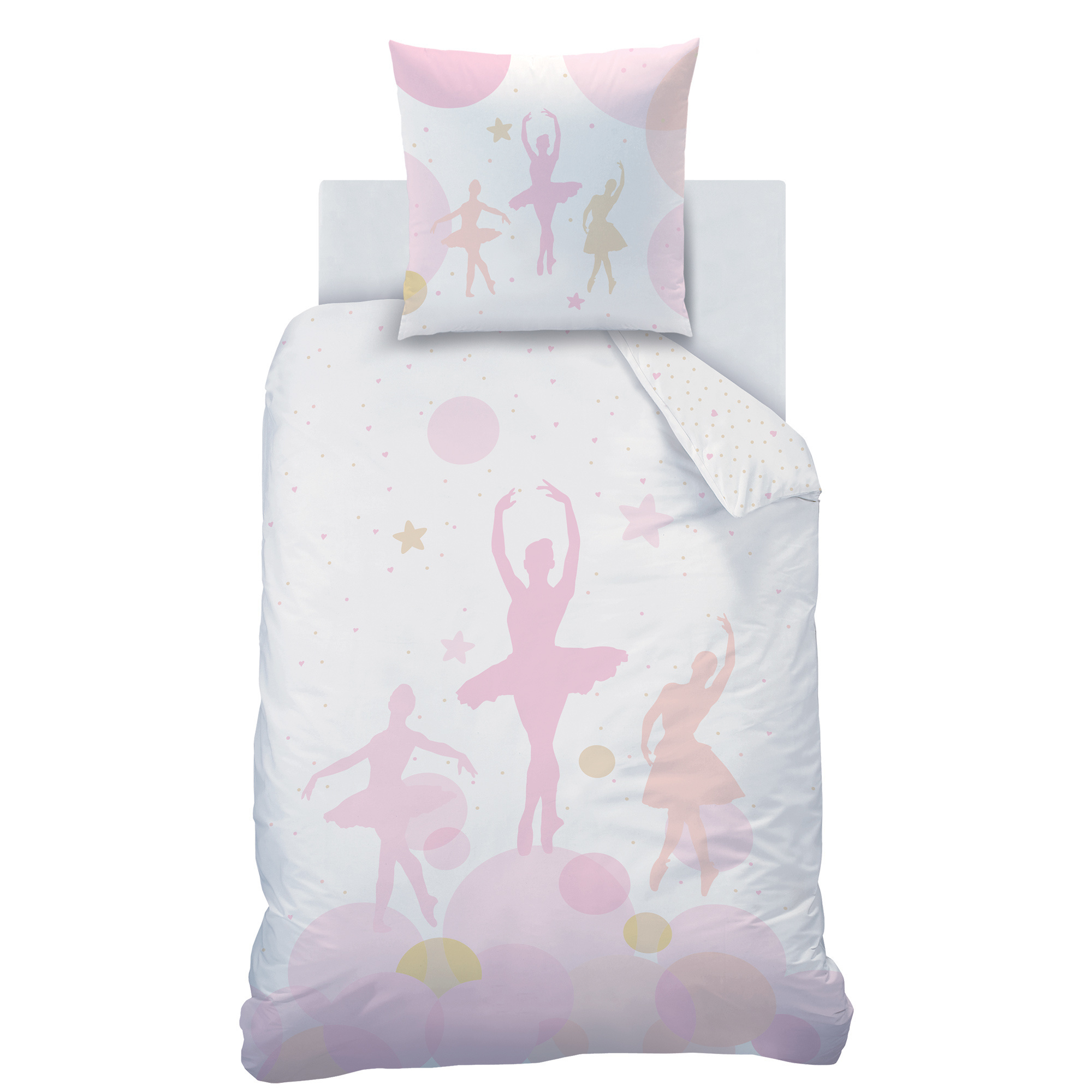 Dekbedovertrek Balletdanseres - Eenpersoons - 140 x 200 cm - Katoen