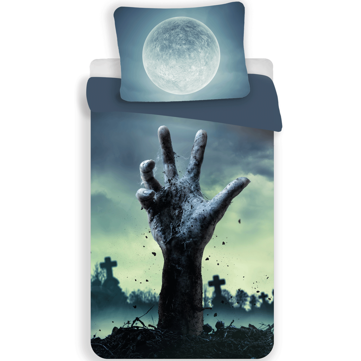 Dekbedovertrek Zombie - Eenpersoons - 140 x 200 cm - Polyester