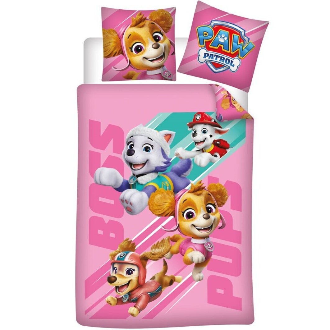 Dekbedovertrek Boss Pups - 140 x 200 cm / 65 x 65 cm - Katoen