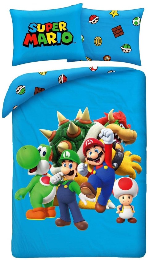 Dekbedovertrek Squad - Eenpersoons - 140 x 200 + 70 x 90 cm - Polyester