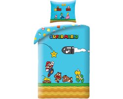 Dekbedovertrek, Wahoo! - Eenpersoons - 140 x 200 + 70 x 90 cm - Polyester