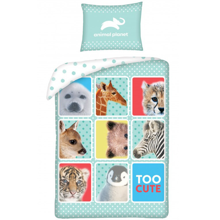 Dekbedovertrek Cute - Eenpersoons - 140 x 200 cm - Katoen