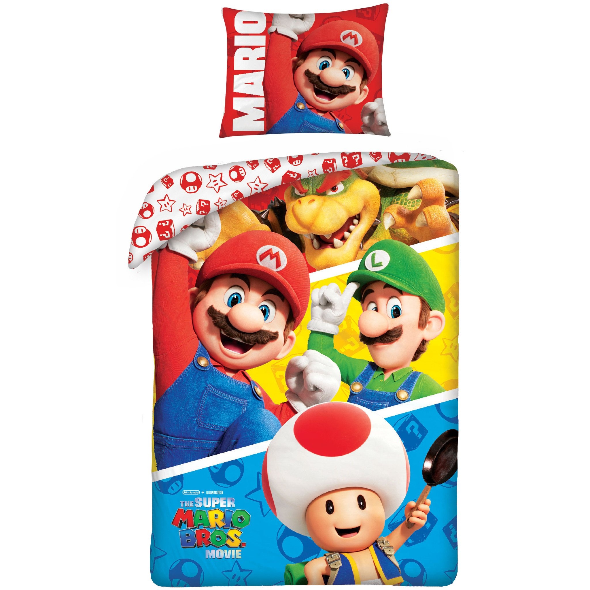 Dekbedovertrek Movie - Eenpersoons - 140 x 200 cm - Katoen