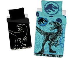 Dekbedovertrek Tracker Glow in the Dark - Eenpersoons - 140 x 200 cm - Katoen