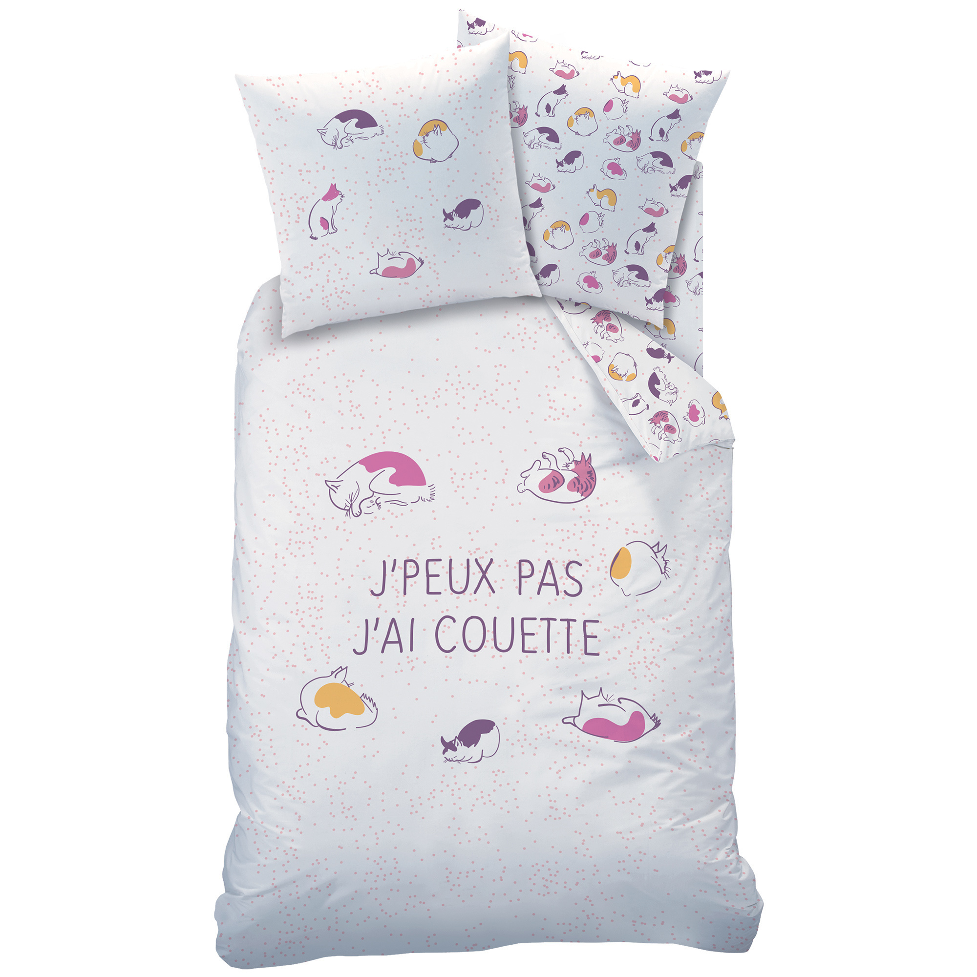 Dekbedovertrek Chadodo - Eenpersoons - 140 x 200 cm - Katoen