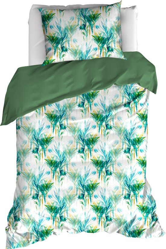 Dekbedovertrek Bambus, Peacock - 140 x 200/220 - Katoen Percal