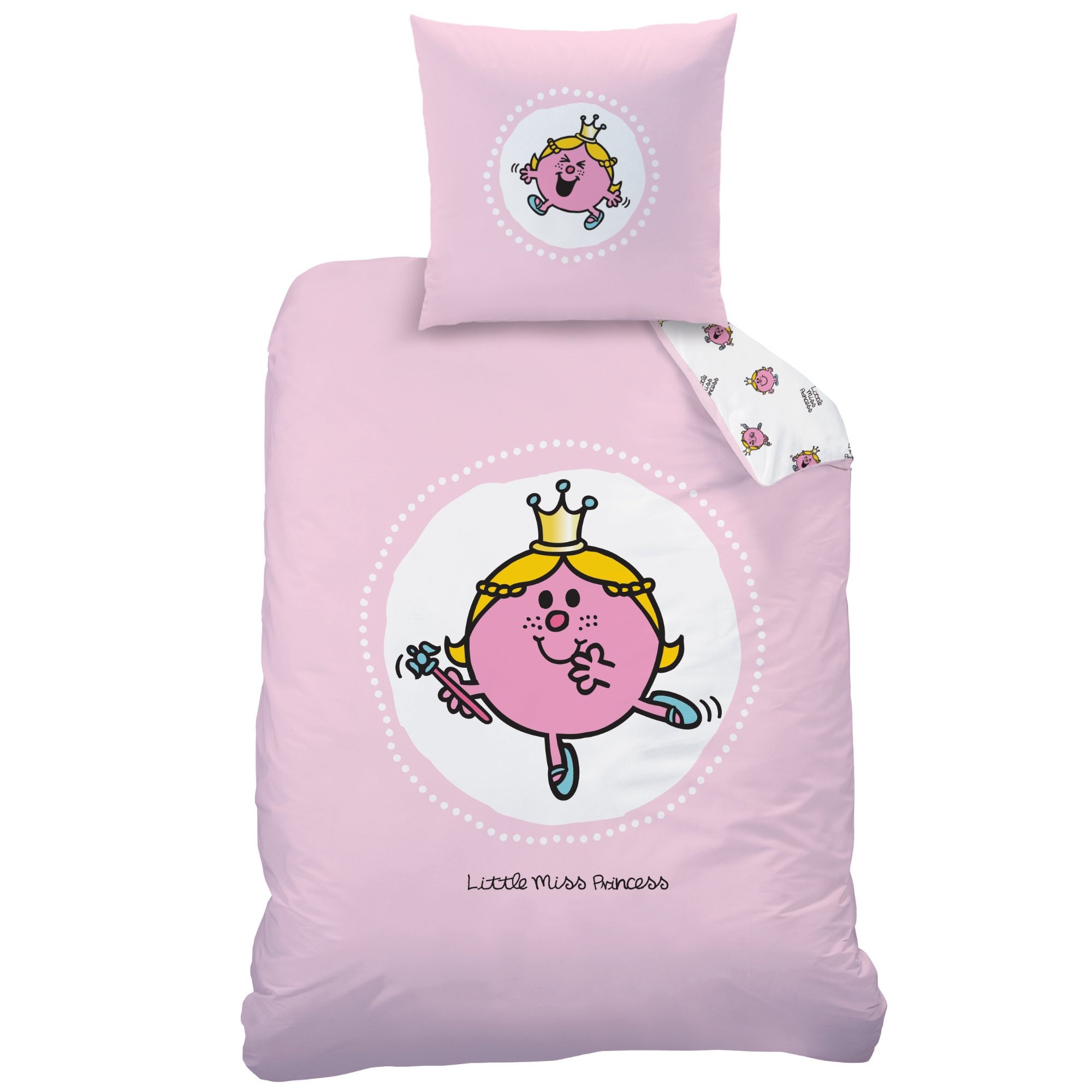 Dekbedovertrek Miss Princess - Eenpersoons - 140 x 200 cm - Katoen