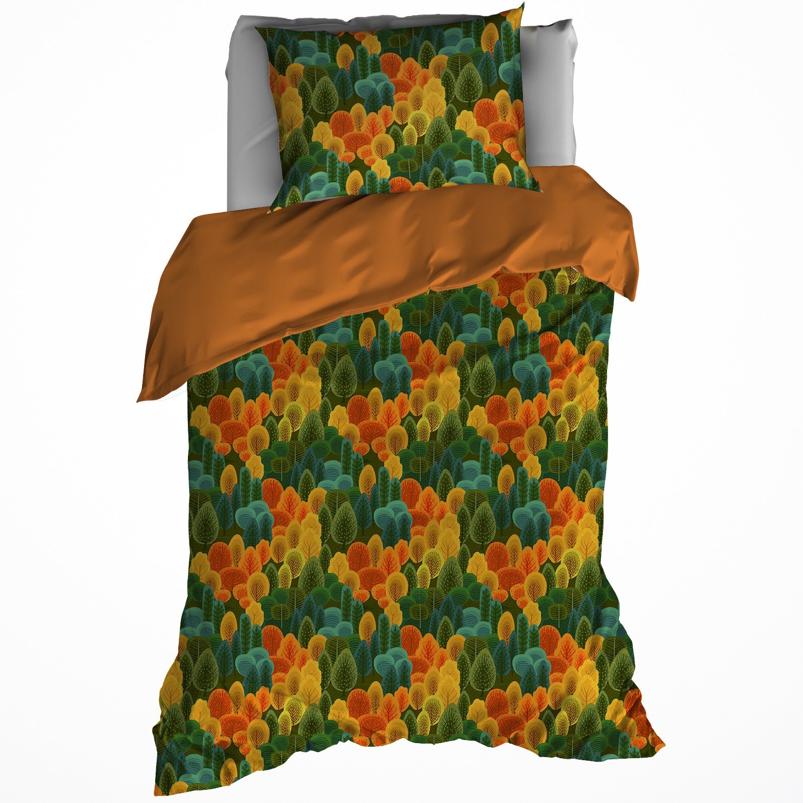 Dekbedovertrek Katoen Flanel Bavaria - Eenpersoons - 140 x 200/220 cm