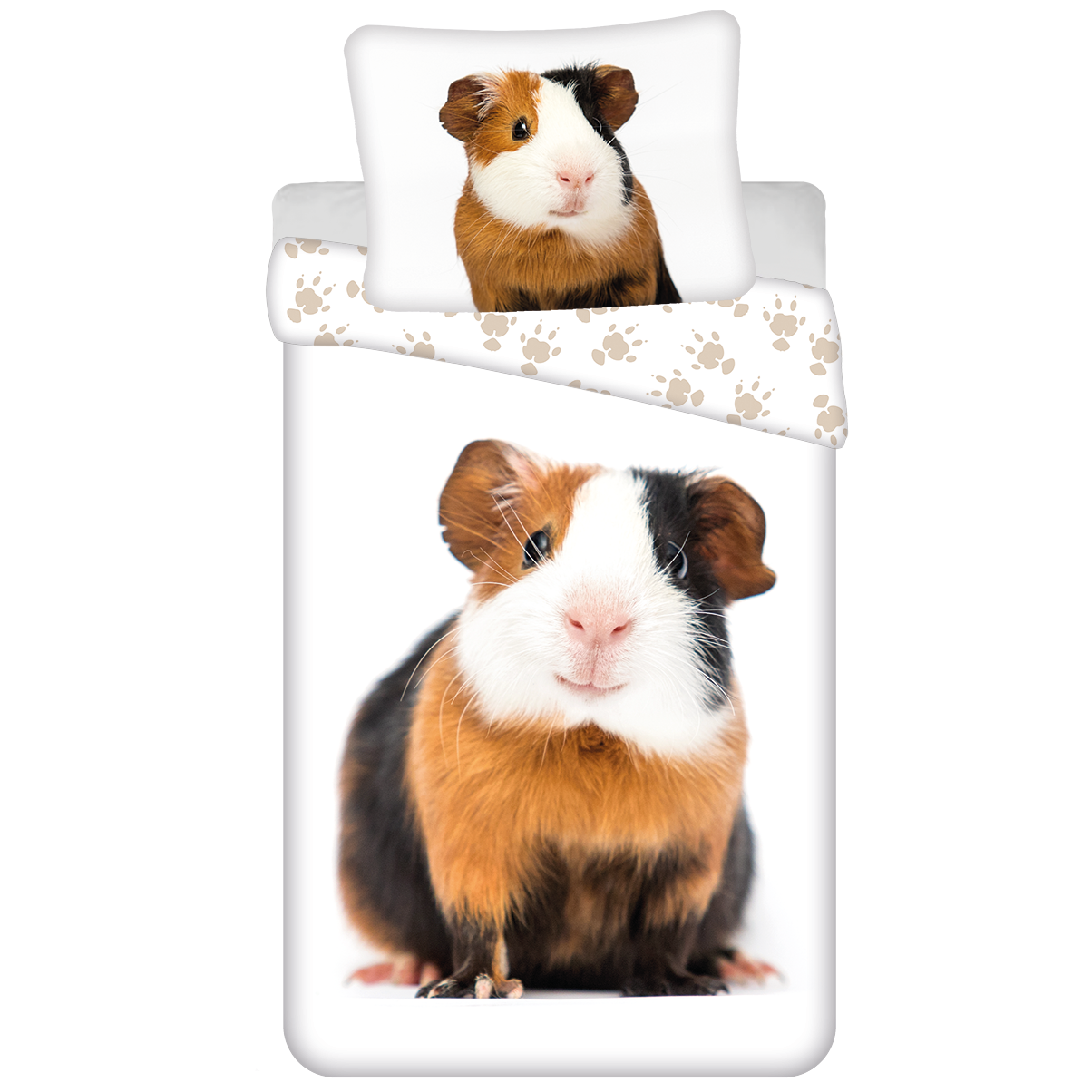 Dekbedovertrek, Cavia - 140 x 200 + 70 x 90 cm - Katoen