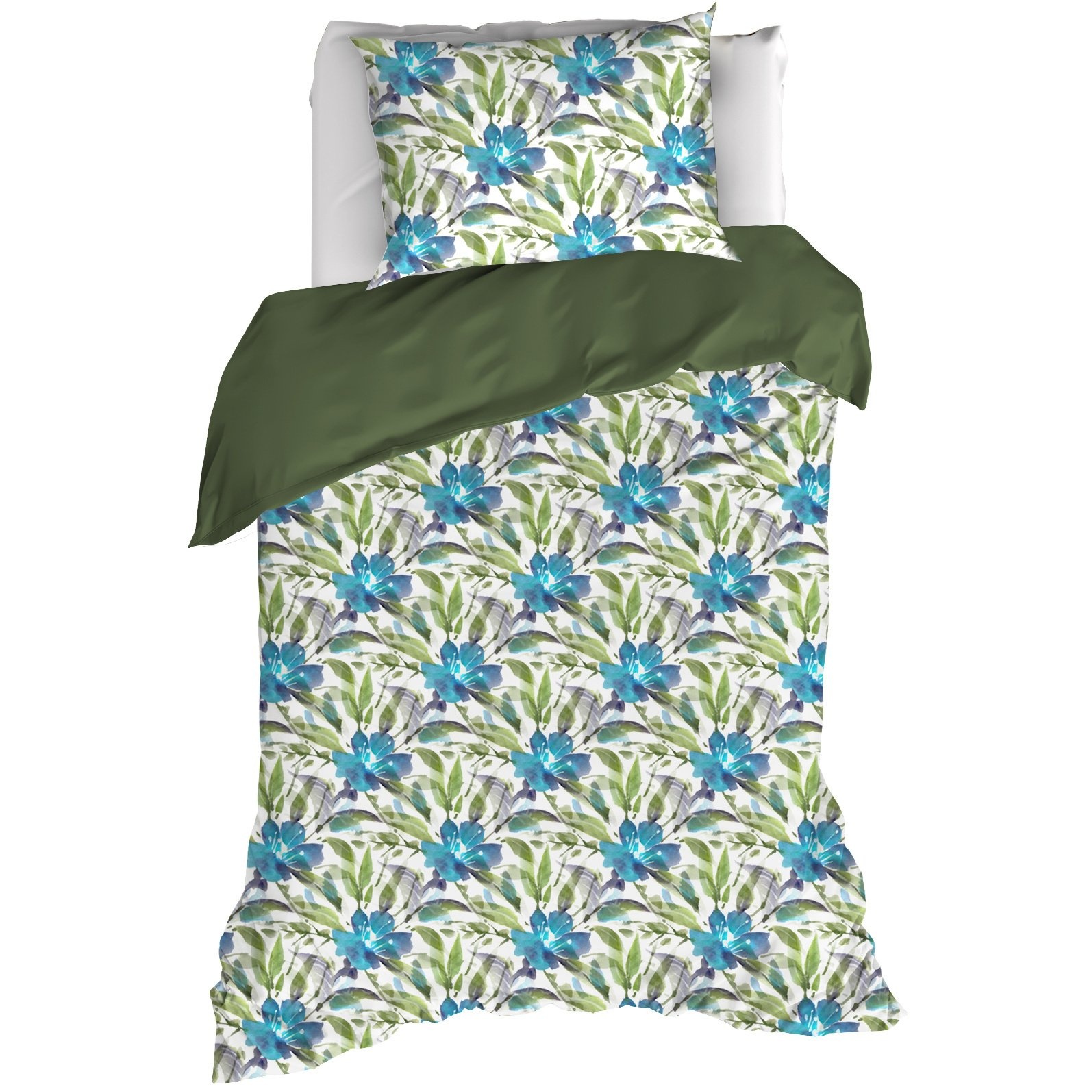 Dekbedovertrek Bellflower, Eden - 140 x 200/220 - Katoen Percal