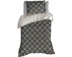 Dekbedovertrek Katoen Flanel Judith - Eenpersoons - 140 x 200/220 cm - Flanel