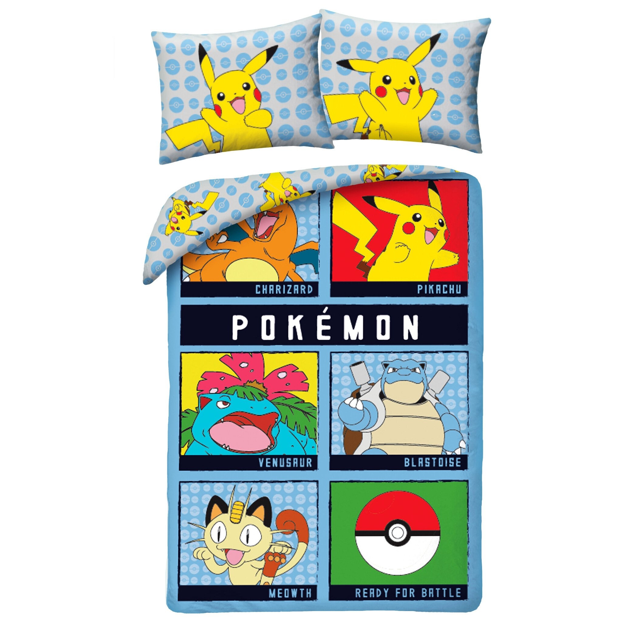 Dekbedovertrek, Battle - 140 x 200 cm + 70 x 90 cm - Katoen