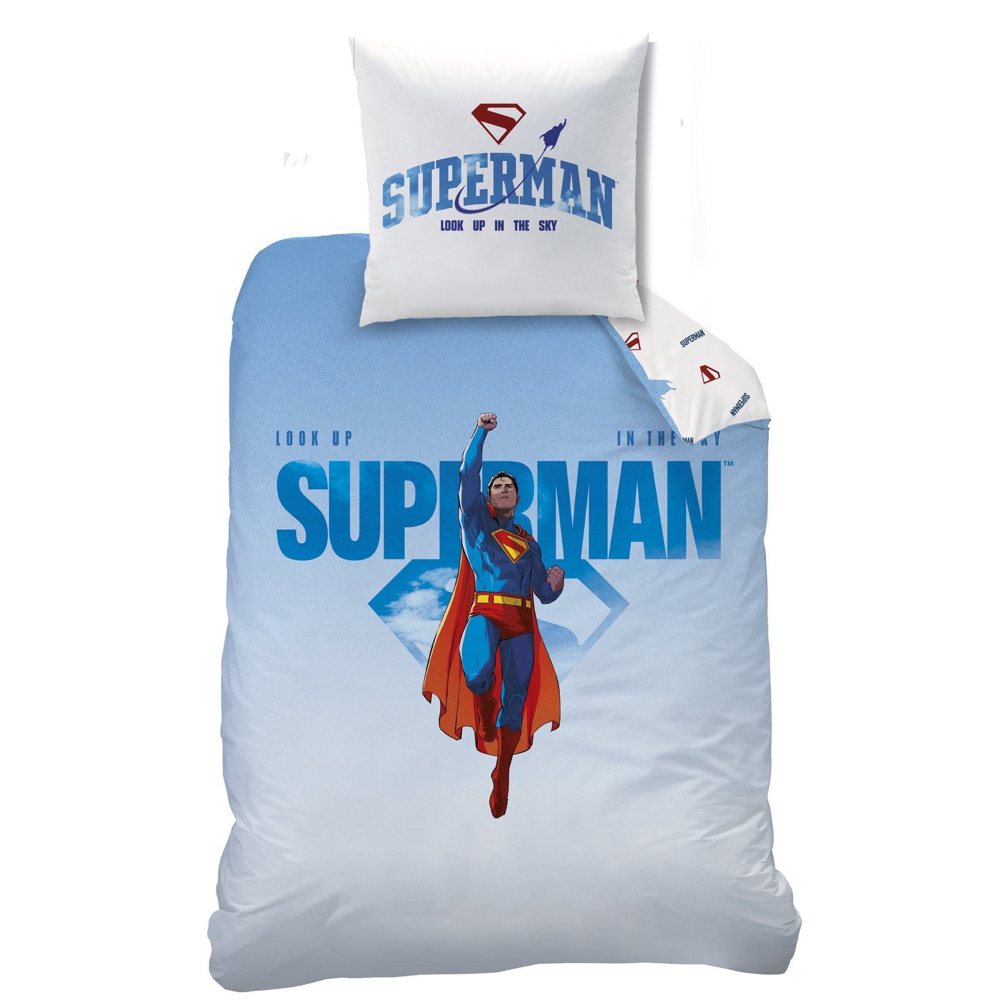 Dekbedovertrek Look Up - 140 x 200 + 63 x 63 cm - Katoen