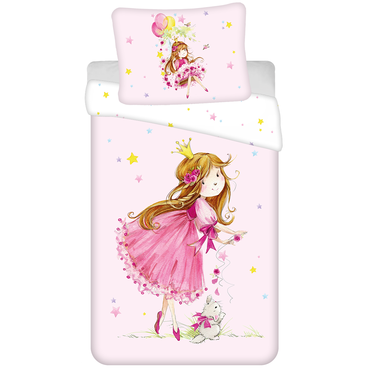 Dekbedovertrek Fairy - Eenpersoons - 140 x 200 cm - Katoen
