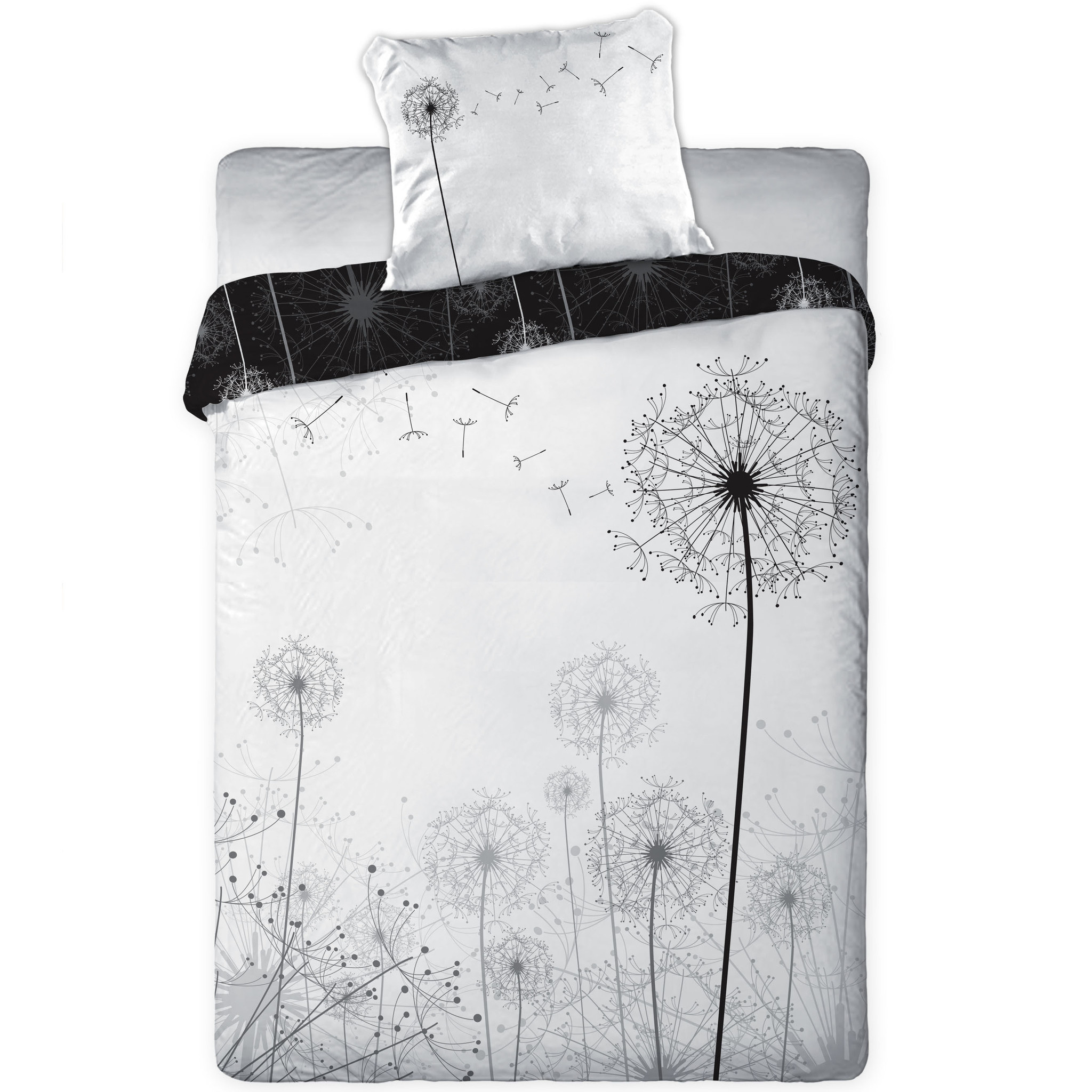 Dekbedovertrek Paardenbloem - Eenpersoons - 140 x 200 cm - Katoen