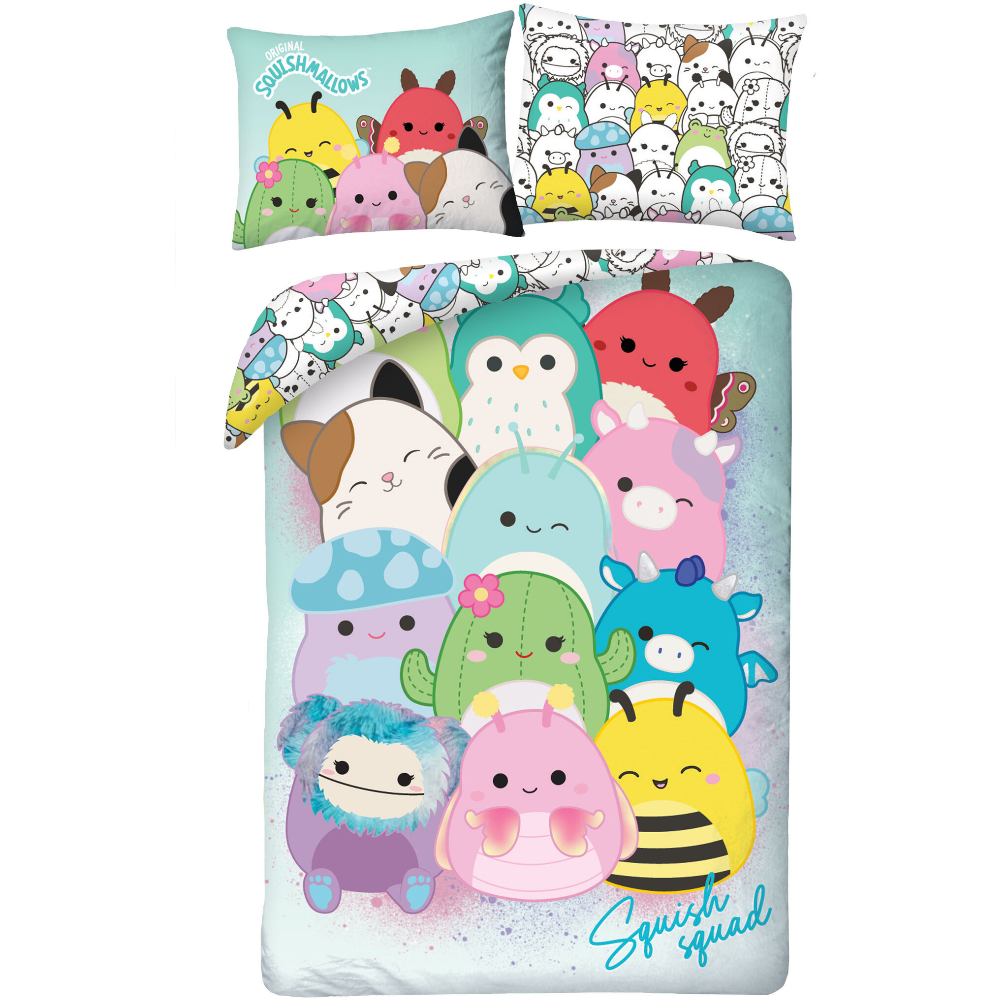 Dekbedovertrek Squad - 140 x 200 + 70 x 90 cm - Polyester