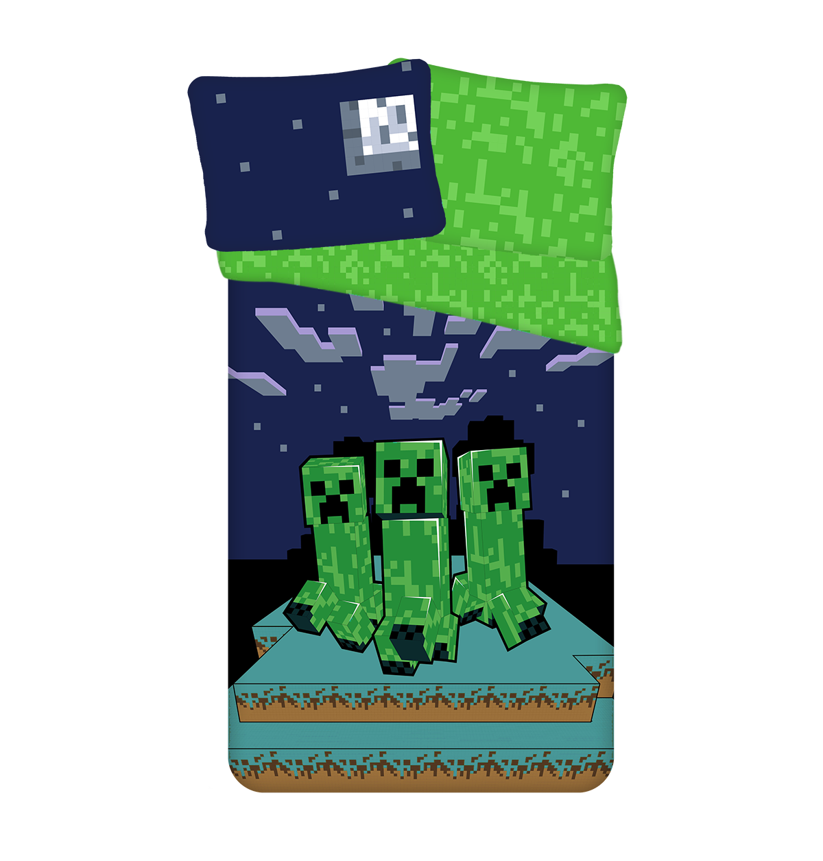 Dekbedovertrek Sssleep Tight - Eenpersoons - 140 x 200 cm - Katoen