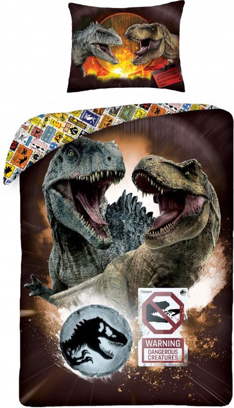 Dekbedovertrek, Dominion - Eenpersoons - 140 x 200 cm - Katoen