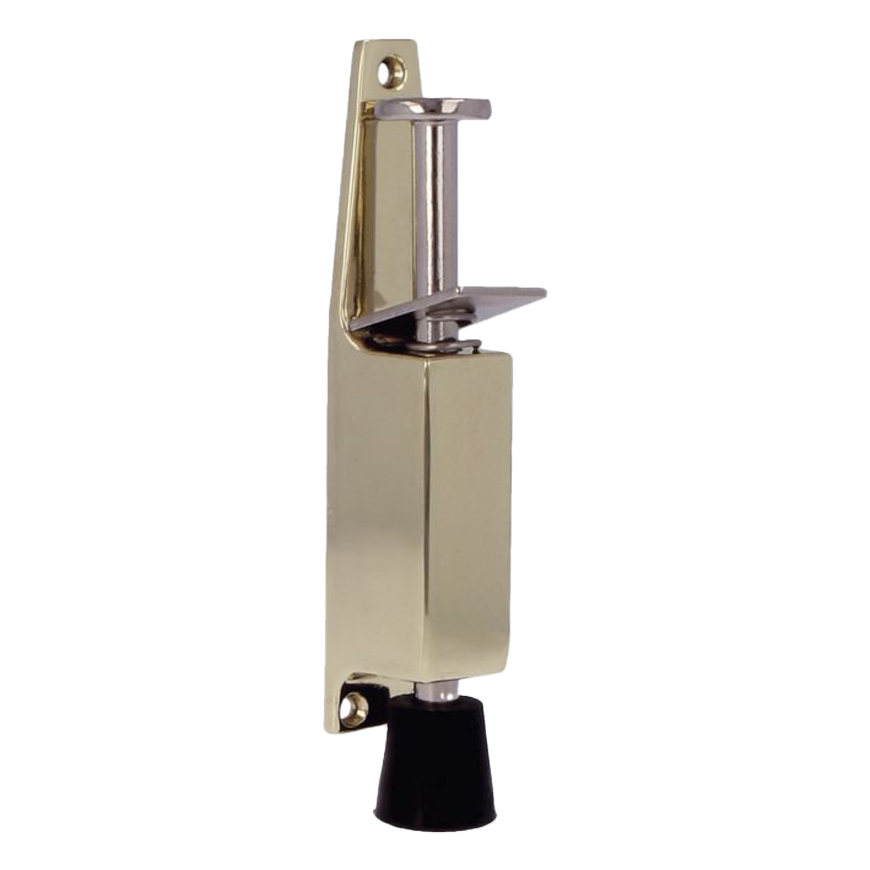 AMIG Deurvastzetter - 1x - 120 x 25mm - 28mm slag - wit - voet -