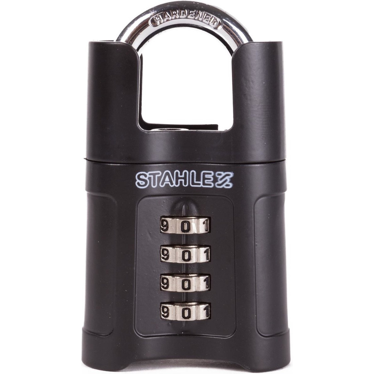 Stahlex Stahlex Hangslot metaal - 4-cijferig - cijferslot - - Zwart