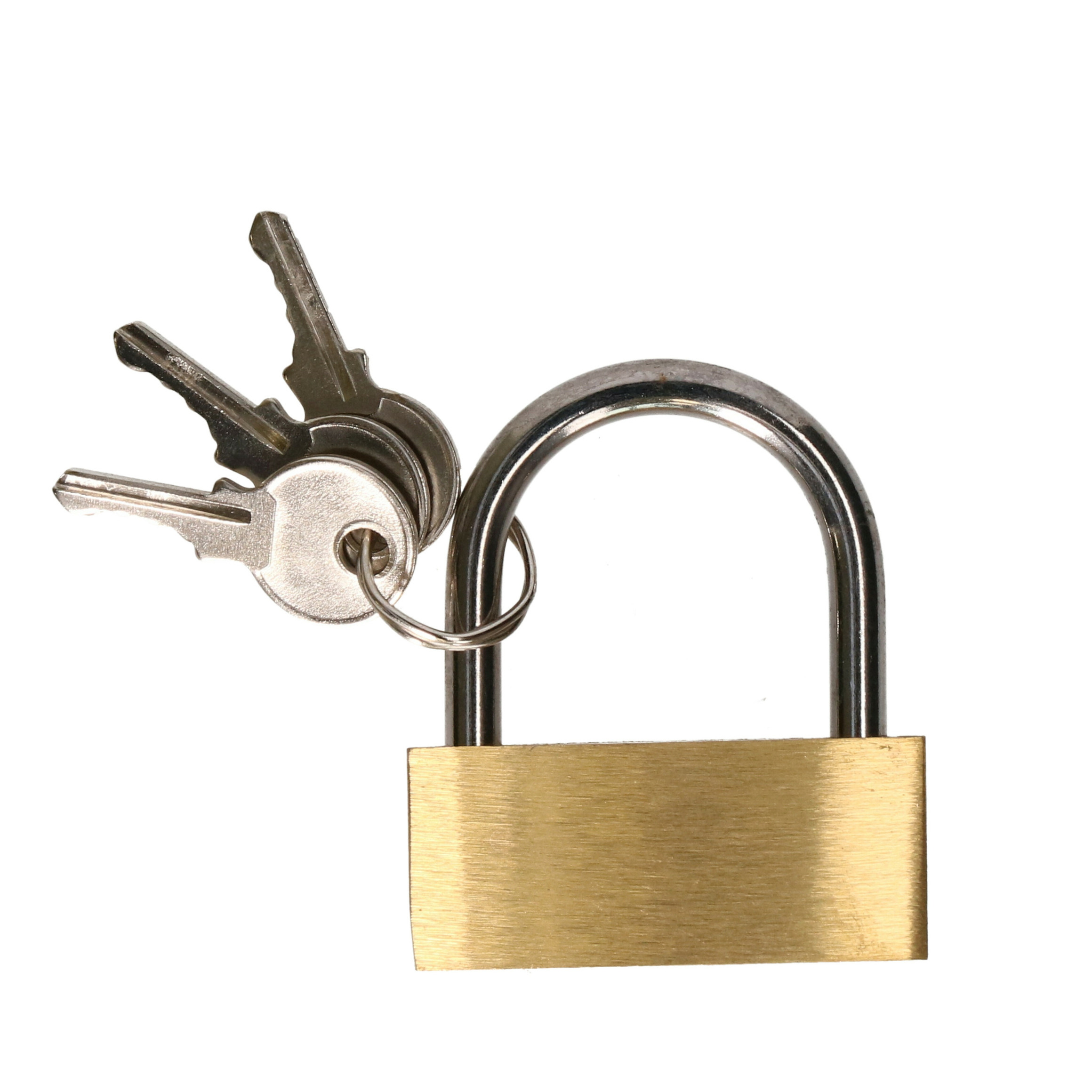 CM Hangslot met sleutel - 45 mm beugel - 3 sleutels - 5x4.5x0.5 cm -