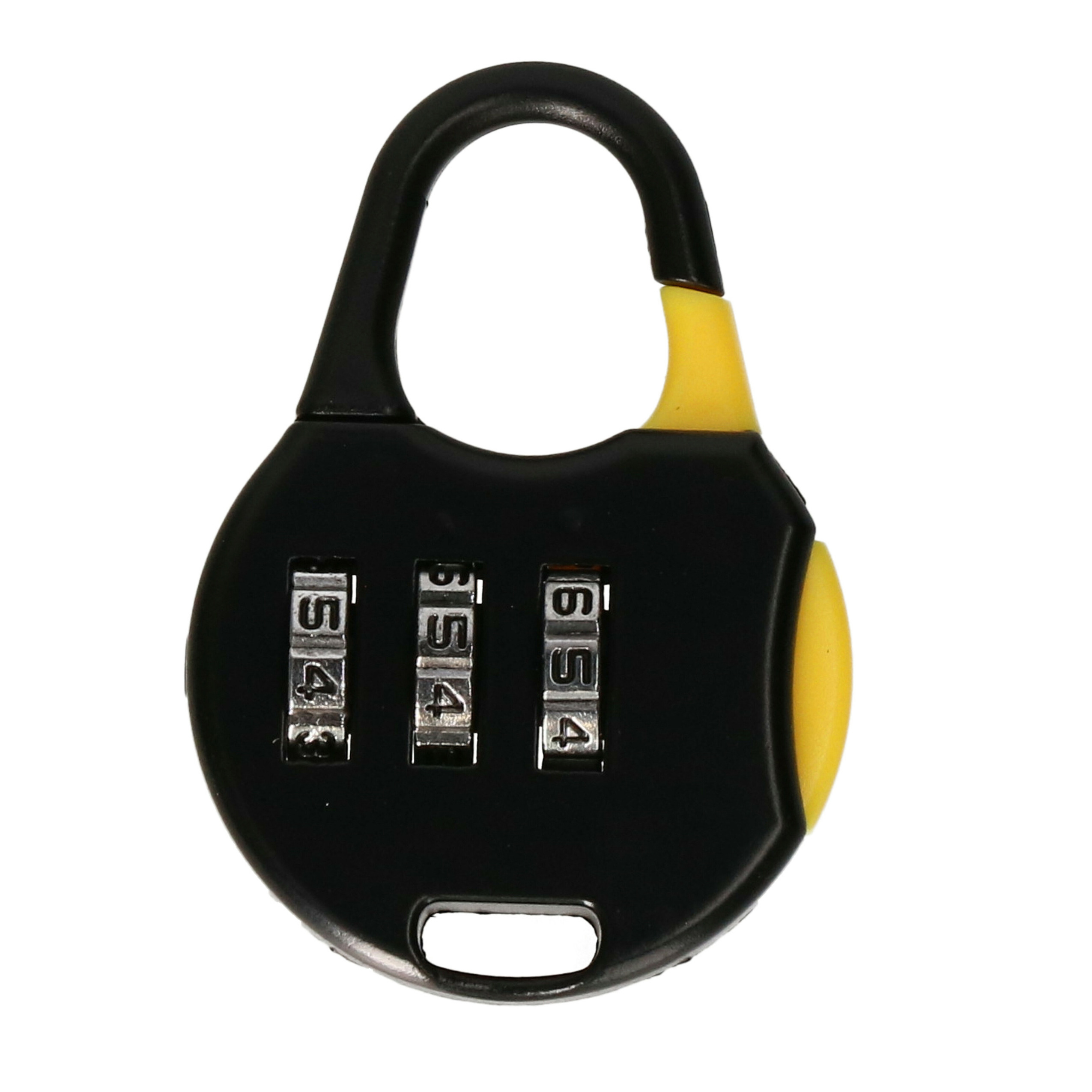 CM Hangslot met code - cijfer code - gecodeerd slot - lockerslot - - Zwart