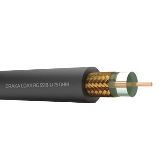 Draka Draka Coax RG59 Eca - Coaxkabel RG59 B/U 113811F3