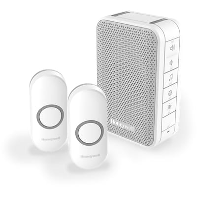 Honeywell Honeywell Serie 313 - Draadloze deurbel met 2 drukknoppen DC313NFB
