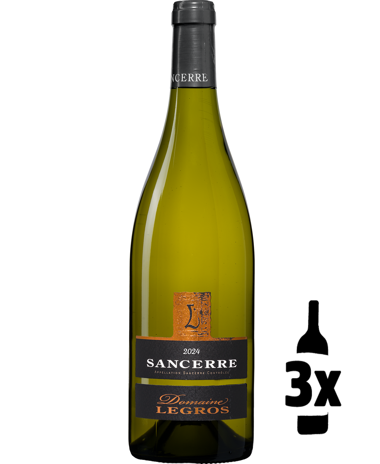 Wijnvoordeel Domaine Legros Sancerre Blanc (3 flessen)